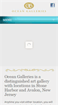 Mobile Screenshot of oceangalleries.com